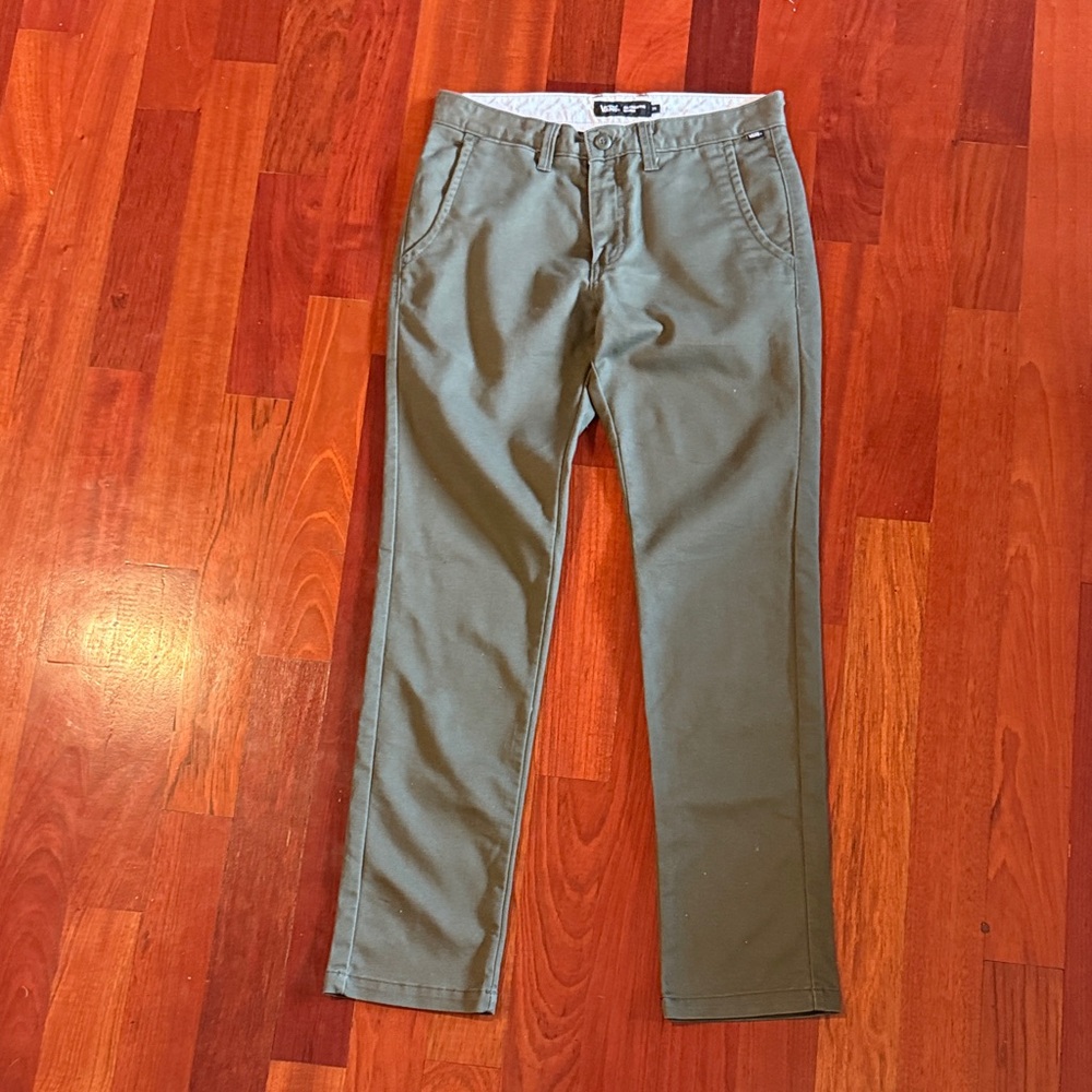 Vans Men's Khaki Green Chinos